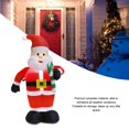 thumbnail image 4 of Blow Up Santa, 1.2m Durable Polyester  Inflatable Santa Claus Foldable Waterproof Quick Inflation Christmas Inflatable Santa for Garden Patio Lawn Yard Holiday Decorations, 4 of 7