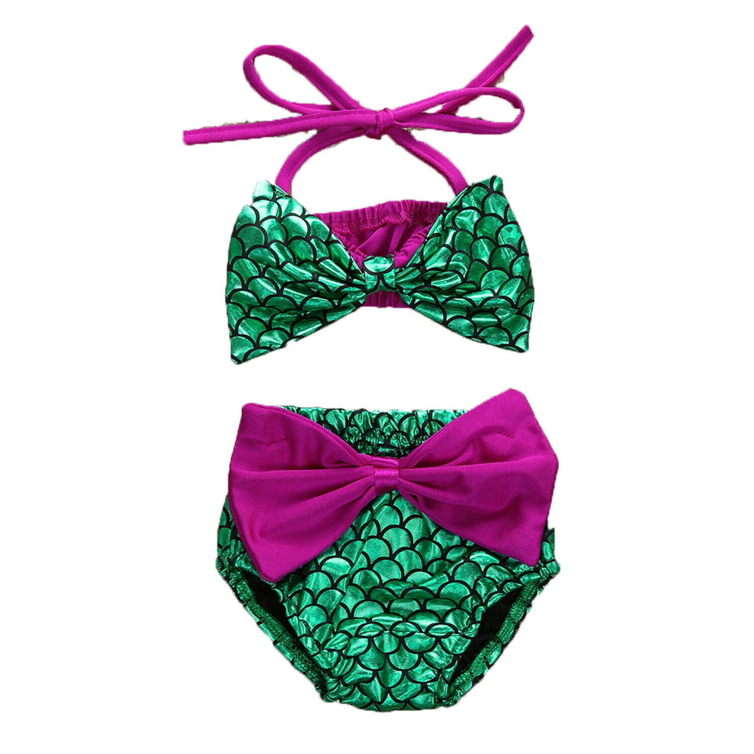 Multitrust - Multitrust Toddler Baby Girl Mermaid Bikini Set Swimwear ...