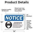 thumbnail image 2 of (2 Pack) Follow Manufacturer Instructions Sign, 2 of 7