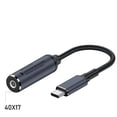 thumbnail image 1 of Cable adaptador para computadora portátil PD100W, interfaz de CC a cable de conversión tipo C, fuente de alimentación de CC, segundo puerto de carga tipo C, 1 of 6