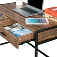 thumbnail image 6 of Hassch Computer Desk, Writing Table for Home Office Small Spaces 41 inches Workstation PC Laptop Desks, Vintage Wood Color, 6 of 8