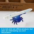thumbnail image 3 of New Cute Crab Pen Holder Weightlifting Crabs Penholder Bracket Storage Rack Gift Stationery Blue, 3 of 9