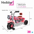 thumbnail image 5 of Triciclo Infantil Cómodo C/ Luces y Sonido TEK-TR518, 5 of 5