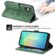 thumbnail image 3 of Funda Tipo Billetera para Samsung Galaxy A06 Carcasa Abatible con Porta Tarjetas, Bolsillo para Efectivo, Soporte Ajustable, Cierre Magnético y Correa de Muñeca Verde, 3 of 6