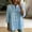Sky Blue, variant on Only Moment Blouses for Women 3/4 Sleeve V Neck Wash Cotton with Button Cuffs Dressy Casual Summer Outfits Early Fall Fashion Spring Clothes Pink,S