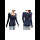 thumbnail image 3 of Tops Henley de Larga para Mujer para Otoño, Elegantes e Informales, Lindas Camisetas Básicas para Niñas en Invierno Azul Oscuro XL, 3 of 7
