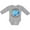 AC-Heather Grey, variant on Inktastic Daddy's Fishing Buddy with Cute Blue Fish Boys or Girls Long Sleeve Baby Bodysuit