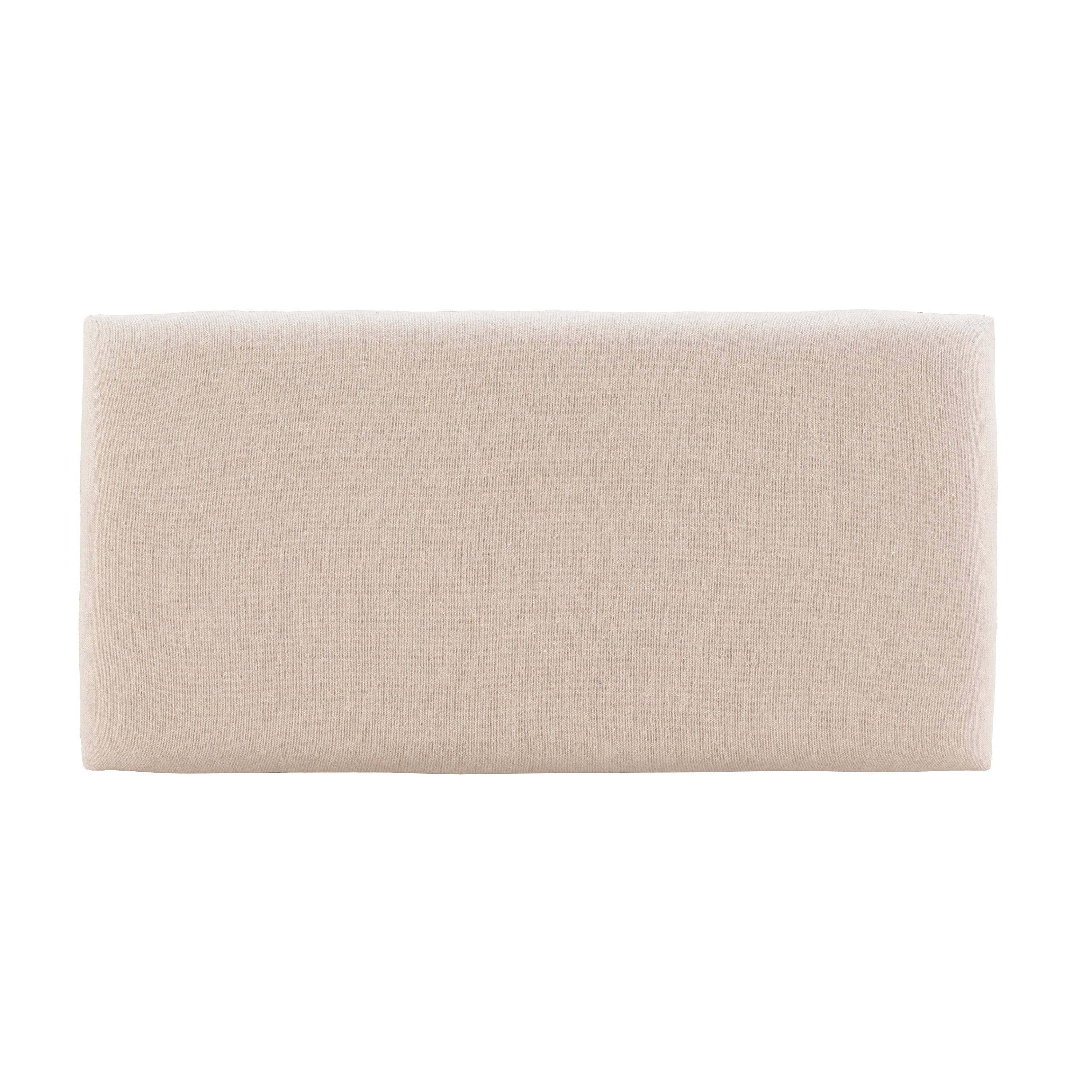 Linon Winther X Frame Bench or Ottoman, Rope Wrapped Metal Legs with Natural Linen Fabric