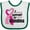 White and Green, variant on Inktastic Breast Cancer Awareness I Support My Grandma Pink Ribbon Boys or Girls Baby Bib