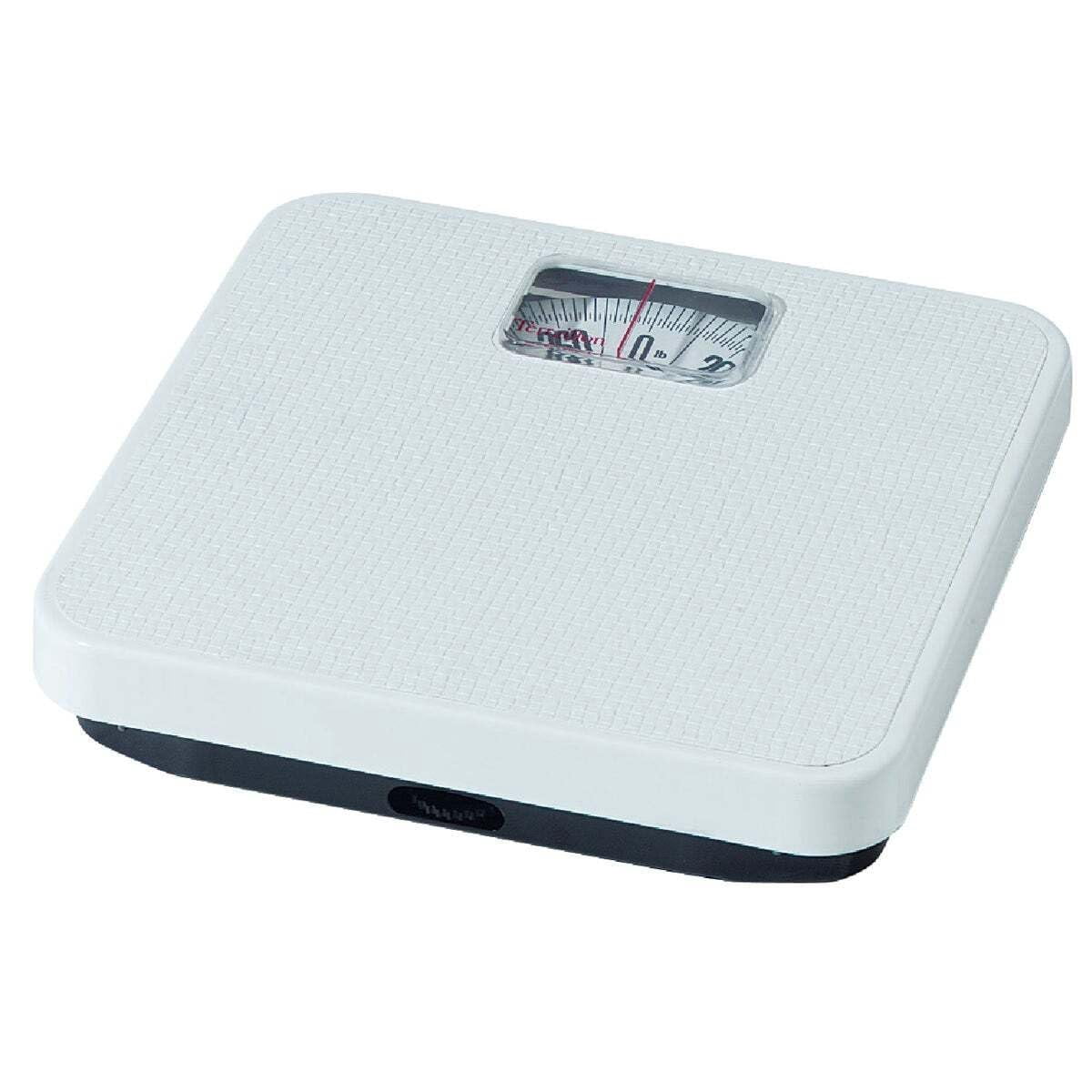 Taylor Precision Products White Square Mechanical Bath Scale