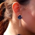 thumbnail image 3 of Electrocardiogram Elegant Earring Hooks Dangle Earrings Set with Stylish Patterns, 3 of 5