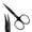 Titanium black, variant on By MILLY Professional Nail Scissors | High Carbon Stainless Steel | Manicure | Razor Sharp Curved Blade for Women - 100% Stainless Steel Beauty Scissors for Nails (Black)