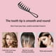 thumbnail image 5 of Fiudx Cepillo Desenredante, Cómodo Accesorio Antitirones, Diseño Ergonómico, Producto para El Cuidado Del Cabello, Material Vegano Sostenible, Ideal para Cabello Liso, Rizado y Ondulado, Ideal para T, 5 of 6