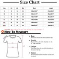 thumbnail image 2 of Tejiojio Women Clothes Clearance Fashion Women's Summer Printed Short Sleeve V-Neck T-Shirt Casual Tee Tops, 2 of 2
