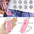 thumbnail image 2 of Luz de lectura de libros, luces LED recargables USB portátiles con clip para leer en la cama, 3 brillo regulable ajustable para protección de los ojos (rosa), 2 of 4