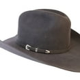 thumbnail image 3 of Justin Men's Smoke 3X Wool Felt Denton Ii Western Hat Light Grey 7 1/8, 3 of 4