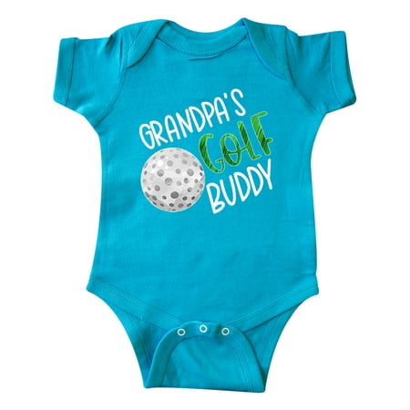 

Inktastic Grandpa s Golf Buddy with Golf Ball Gift Baby Boy or Baby Girl Bodysuit