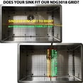 thumbnail image 2 of Kitchen Sink Bottom Grid and Sink Protector NDG3018, 304 Premium Stainless Steel, dim 27 1/2" x 15 11/16", 2 of 5