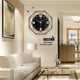 14" 3D Silencieux Horloge Murale Lumineuse Lueur dans les Horloges Décoratives Sombres Maison Salon Chambre à Coucher Décor – image 2 sur 12