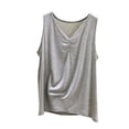 thumbnail image 2 of mfyjkho Camisetas Sin Mangas Para Hombre, Camiseta Sin Mangas Con Cuello En V, Informal, Holgada Y Cómoda, De Color Sólido, Para Mujer. Tops Casuales Para Mujer Xxl, 2 of 6
