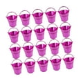 thumbnail image 3 of FVDPWYE 20Pcs Small Candy Buckets Cookie Barrel Party Favors with Handle Fashion Wedding Rose Red, 3 of 9