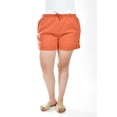 thumbnail image 4 of Short de lino con bolsillos Roman Fashion /Tallas Extras, 021 (Ladrillo) naranja oscuro 38, 4 of 7