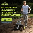 thumbnail image 2 of Cultivador de jardín Sun Joe TJ605E de 15 A, ancho de 40 cm, 2 of 9