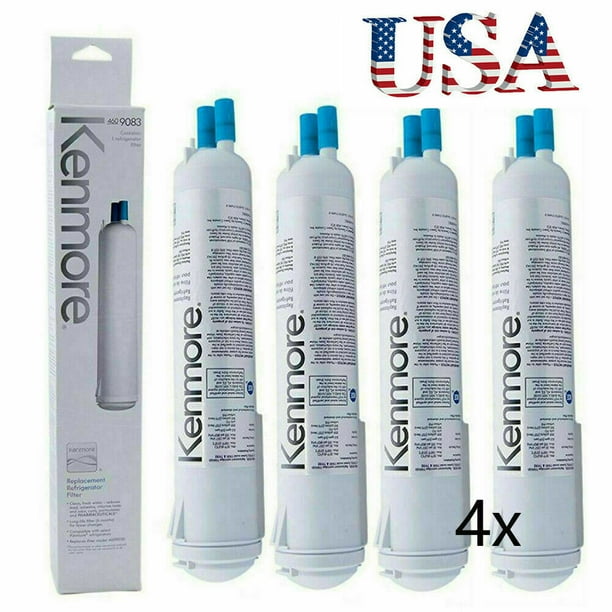 4 Pack Kenmore 9083 Refrigerator Water Filter Fit 469083 9020 9030 9953