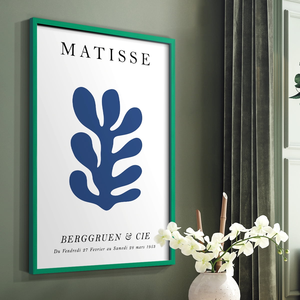 Matisse CCXCVIII in Solid Wood 8 x 10 Framed Print