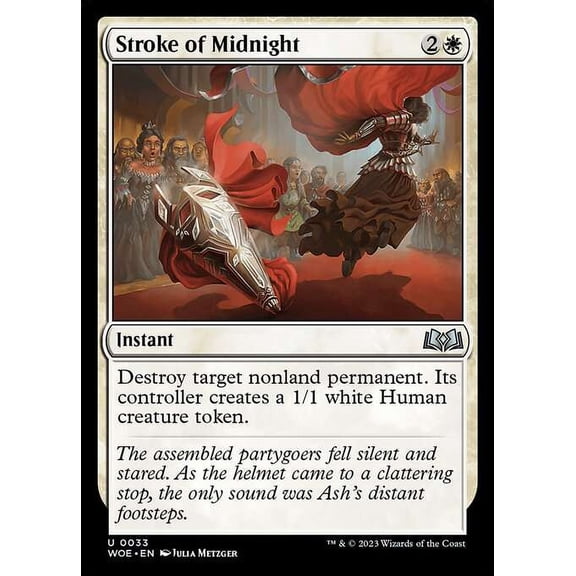 MtG Wilds of Eldraine Uncommon Stroke of Midnight #33