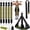 Green, variant on Heavy-Duty Pull Up Assistance Bands, 320/400LBS with Foot Pedal & 80Lbs Resistance Bands, Adjustable Strap Design, Portable Home Gym Strength Training Equipment for Men and Women