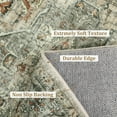 thumbnail image 4 of FairOnly Beige 5'x7' Vintage Area Rugs for Living Room Machine Washable Stain-Resistant Rugs for Kitchen Dining Room Ultra-Thin Rugs, 4 of 7
