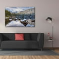 thumbnail image 3 of Epic Graffiti 'Bear Lake Holiday - Rocky Mountain National Park' by Darren White, Giclee Canvas Wall Art, 60"x40", 3 of 8