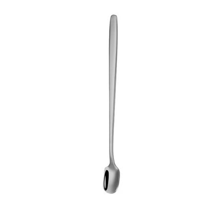 

Jygee Stirring Spoon Reusable Long Handle Honey Dessert Spoons Teaspoons Milk Mixing Tool Stirring Stick for Supplies 15cm/Silver