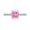 Pink, variant on Trendy Open Band Oval Zircon Rings With Edges For Comfortable Wearing