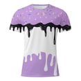 thumbnail image 2 of LIIPEE Summer Short Sleeve Tees For Men Ice Cream Print Crew Neck Casual T Shirts Male Comfortable Breathable Versatile Tshirt,XXXL, 2 of 4