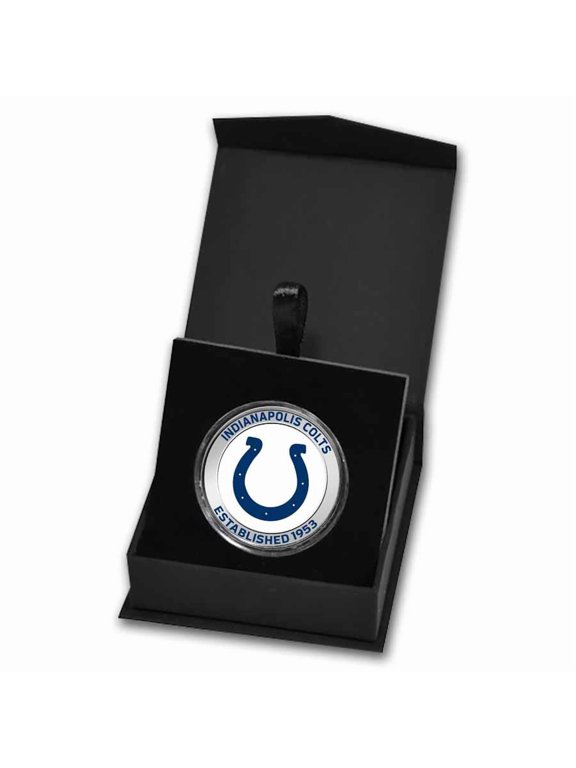 Collectible NFL Indianapolis Colts 1 oz Silver Colorized Round (w/Box)
