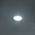 thumbnail image 4 of 6PCS DC12V 1W LED Puck Light Gabinete Lámpara con enchufe de EE. UU. Adaptador de AC100-240V y divisor blanco, 4 of 8