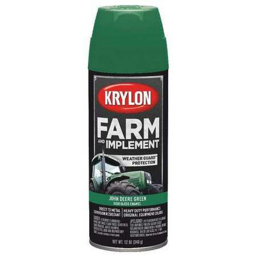 KRYLON K01932000 Spray Paint, John Deere Green, High Gloss, 12 oz