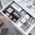 thumbnail image 3 of mdesiwst Drawer Divider Storage Box Clear Bathroom And Vanity Drawer Organizer Tray Drawer Storage Bin for Makeup Brushes Lipstick Cosmetics Kitchen Utensils Office, 3 of 8