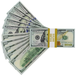 20 Uncut 20 Dollar Bill Edible Fake Money Printed on Wafer Paper 
