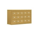 thumbnail image 1 of Salsbury 19038-15GSK D 15 A Doors S-Mount Keyed Locks Cell Phone Locker In Gold, 1 of 1