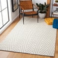 thumbnail image 2 of SAFAVIEH Natura Christiana Zig-Zag Area Rug, Ivory/Black, 5' x 8', 2 of 9