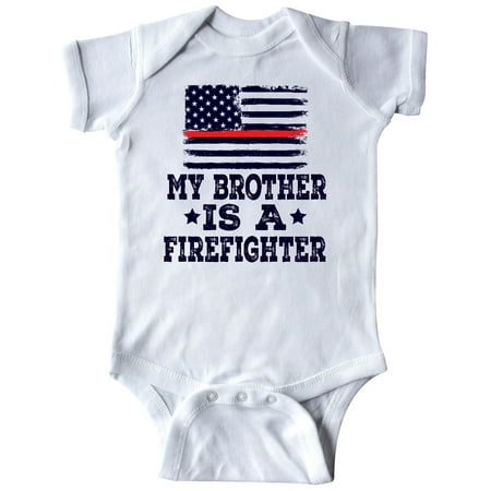 

Inktastic Brother Is A Firefighter Gift Baby Boy or Baby Girl Bodysuit
