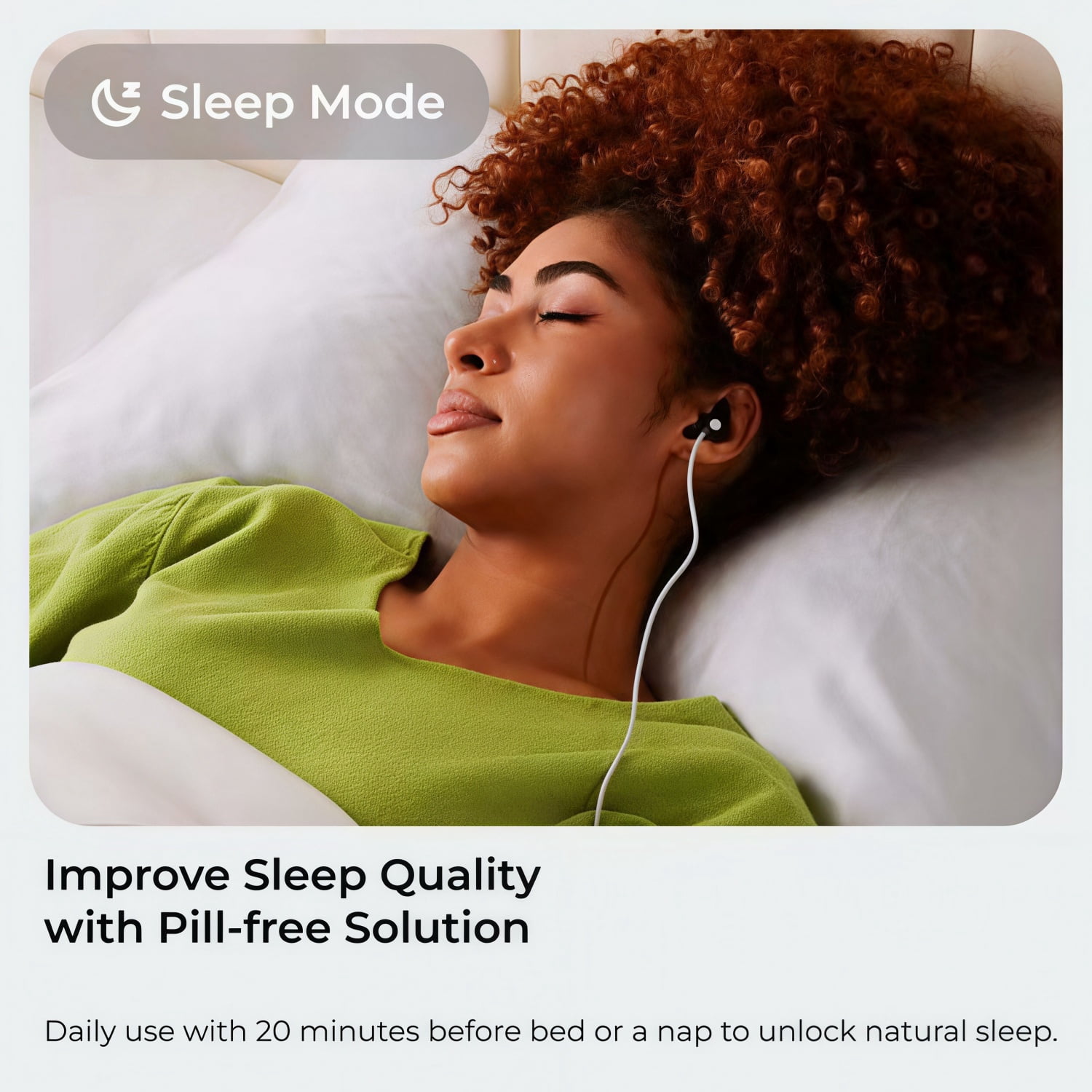 ZenoWell Luna Vagus Nerve Stimulator, Migraine Relief, Feel Calmer, Relax, 4 Modes, Silver
