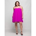 thumbnail image 3 of Plus Size Spaghetti Strap Smocked Pocket Mini Dress, 3 of 7