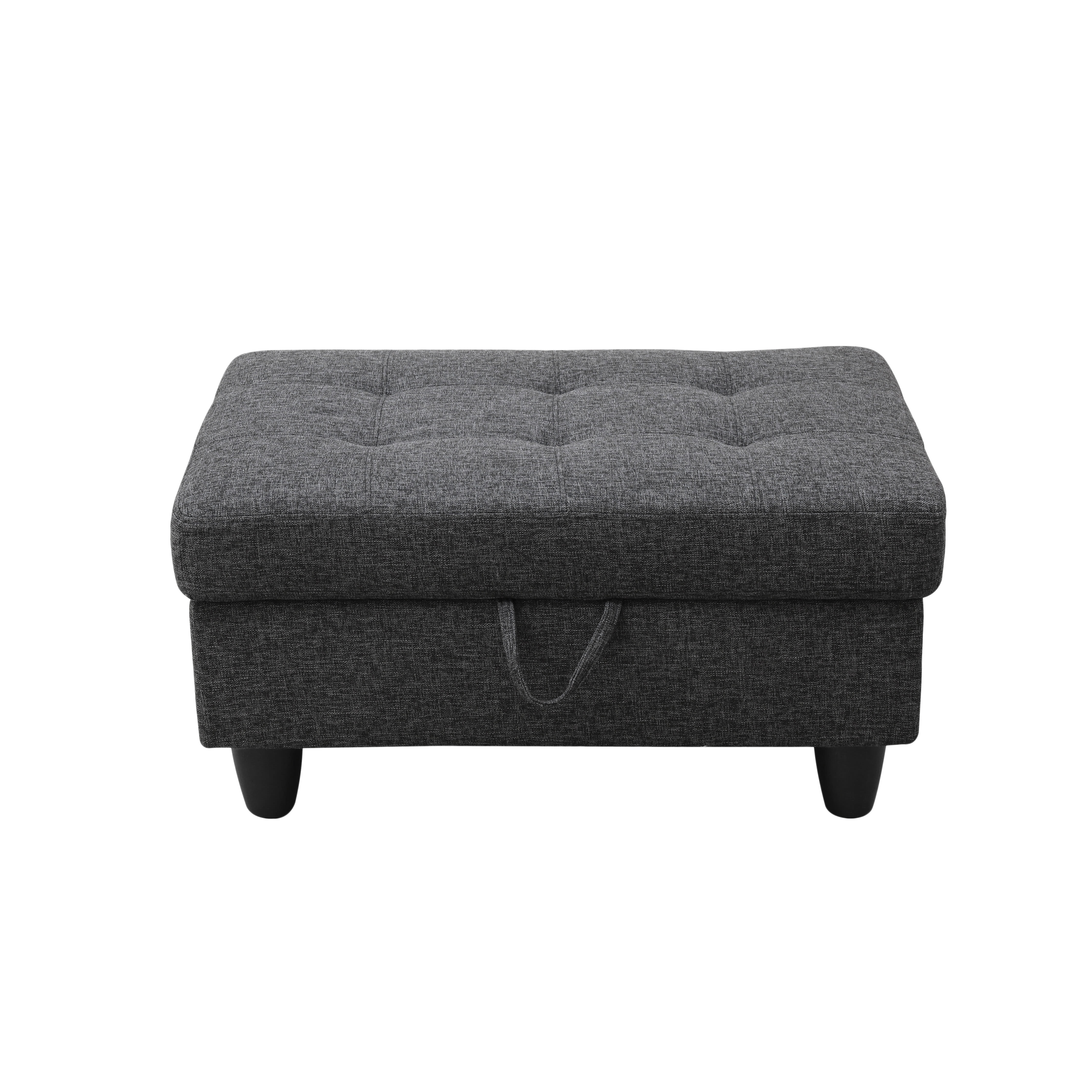 MAYEERTY Sofa Ottoman Footrest with Storage, Multi-Variant Foot Stool for Home, Bedroom, Living Room