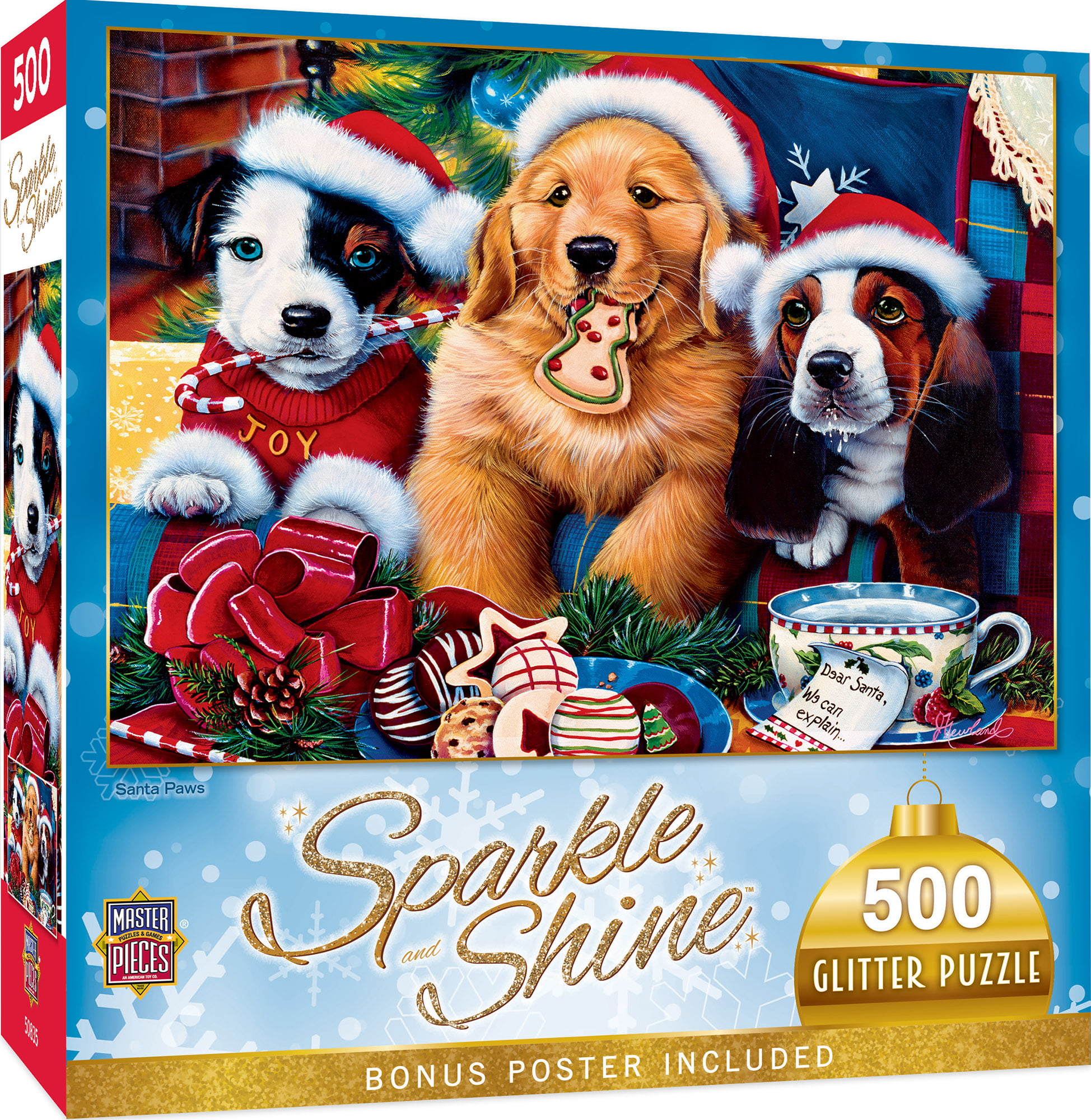 Masterpieces Signature Collection MY DOG BLUE 500 piece jigsaw puzzle NEW 