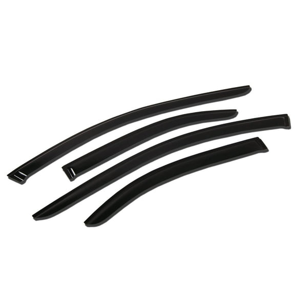 TuningPros WV-659 Window Visor For 2008-2013 Toyota Highlander - Outside Mount 4 Pcs Set