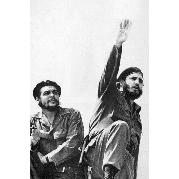 24x36 gallery poster, Che Guevara and Fidel Castro, 1961